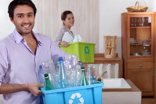 Eco-friendly office clearance sorting recyclable materials